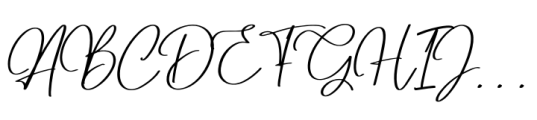 Dettreon Smith Regular Font UPPERCASE