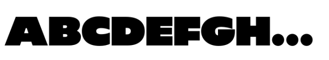 Deuterium Heavy Font UPPERCASE