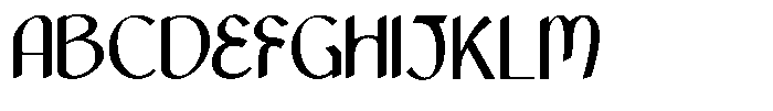 Devanra Font UPPERCASE