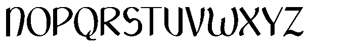 Devanra Font UPPERCASE