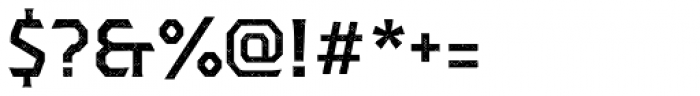 Dever Serif Halftone Medium Font OTHER CHARS