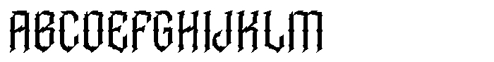 Devil Spirit Font UPPERCASE