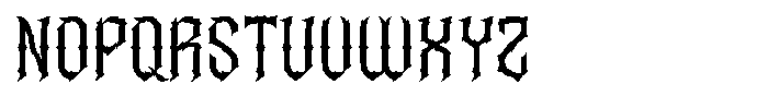 Devil Spirit Font UPPERCASE