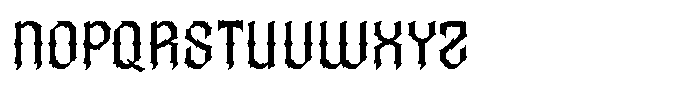 Devil Spirit Font LOWERCASE