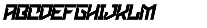 Devolt Strike Italic Font UPPERCASE