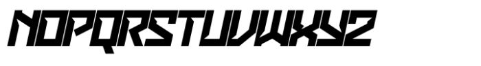 Devolt Strike Italic Font UPPERCASE