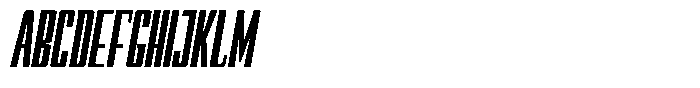 Devonika Variable Devonika Black Slanted Condensed Font UPPERCASE
