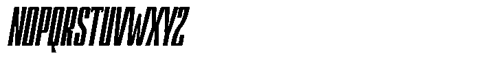 Devonika Variable Devonika Black Slanted Condensed Font UPPERCASE