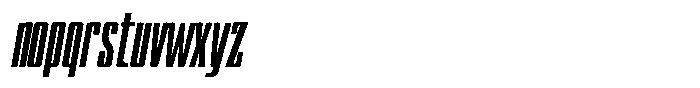 Devonika Variable Devonika Black Slanted Condensed Font LOWERCASE