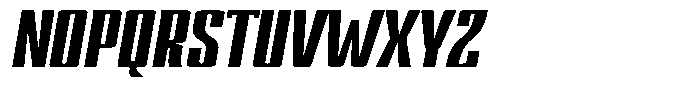 Devonika Variable Devonika Black Slanted Expanded Font UPPERCASE