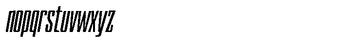 Devonika Variable Devonika Bold Slanted Condensed Font LOWERCASE