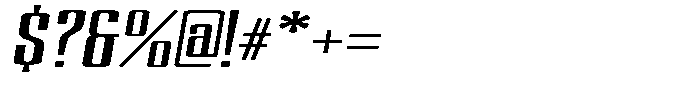 Devonika Variable Devonika Bold Slanted Expanded Font OTHER CHARS