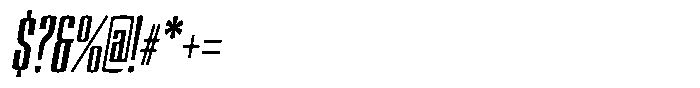 Devonika Variable Devonika Extra Bold Slanted Condensed Font OTHER CHARS