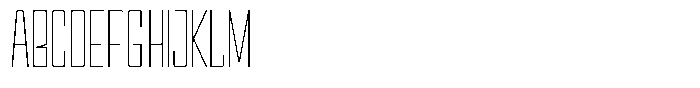 Devonika Variable Devonika Extra Light Condensed Font UPPERCASE