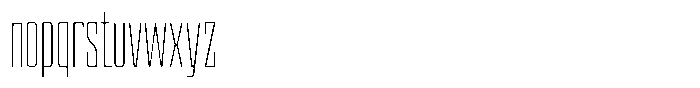 Devonika Variable Devonika Extra Light Condensed Font LOWERCASE