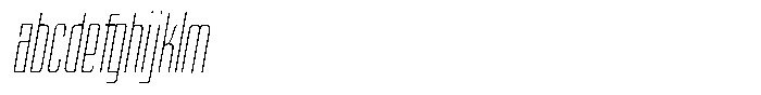 Devonika Variable Devonika Extra Light Slanted Condensed FONT