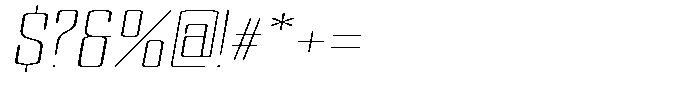 Devonika Variable Devonika Extra Light Slanted Expanded Font OTHER CHARS