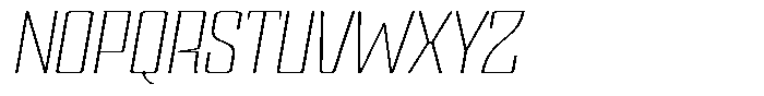 Devonika Variable Devonika Extra Light Slanted Expanded Font UPPERCASE