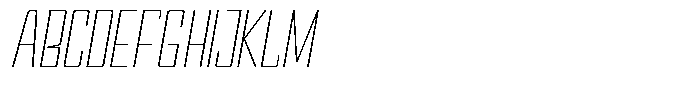 Devonika Variable Devonika Extra Light Slanted Font UPPERCASE