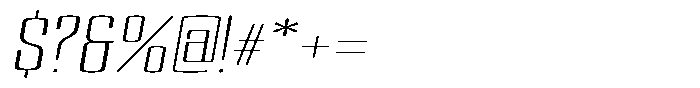 Devonika Variable Devonika Light Slanted Expanded Font OTHER CHARS