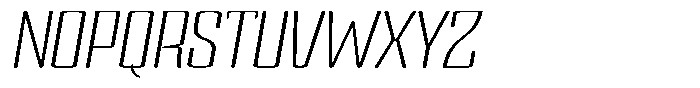 Devonika Variable Devonika Light Slanted Expanded Font UPPERCASE