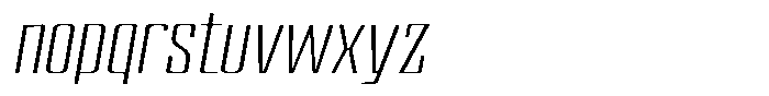 Devonika Variable Devonika Light Slanted Expanded Font LOWERCASE
