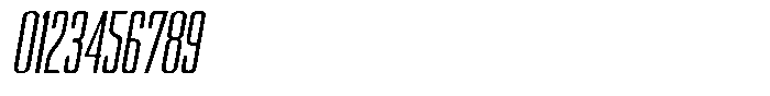 Devonika Variable Devonika Medium Slanted Condensed Font OTHER CHARS