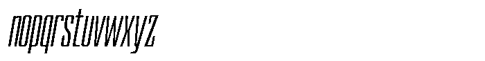 Devonika Variable Devonika Medium Slanted Condensed Font LOWERCASE