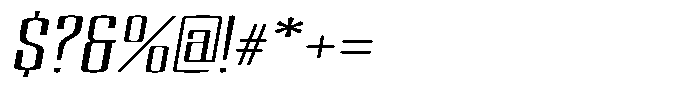 Devonika Variable Devonika Medium Slanted Expanded Font OTHER CHARS