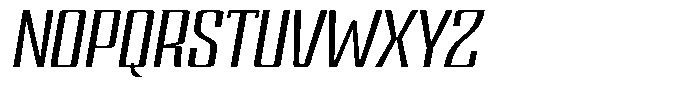 Devonika Variable Devonika Medium Slanted Expanded Font UPPERCASE