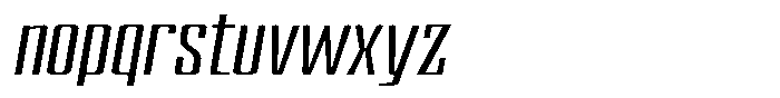 Devonika Variable Devonika Medium Slanted Expanded Font LOWERCASE