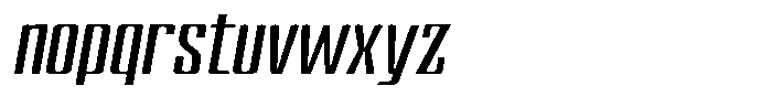 Devonika Variable Devonika Semi Bold Slanted Expanded Font LOWERCASE
