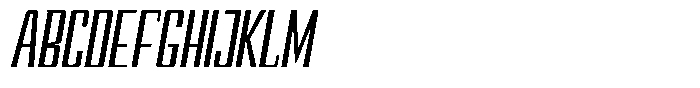 Devonika Variable Devonika Semi Bold Slanted Font UPPERCASE