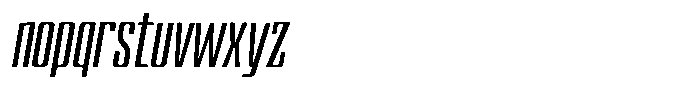 Devonika Variable Devonika Semi Bold Slanted Font LOWERCASE