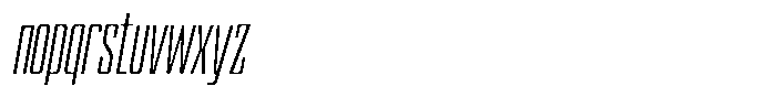 Devonika Variable Devonika Slanted Condensed Font LOWERCASE