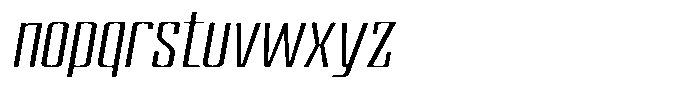 Devonika Variable Devonika Slanted Expanded Font LOWERCASE