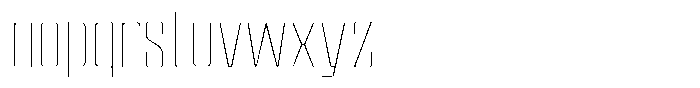 Devonika Variable Devonika Thin Expanded Font LOWERCASE