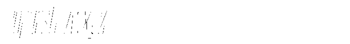 Devonika Variable Devonika Thin Slanted Condensed Font LOWERCASE