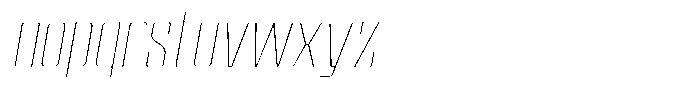 Devonika Variable Devonika Thin Slanted Expanded Font LOWERCASE