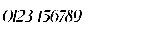 Devroon Royale Oblique Font OTHER CHARS