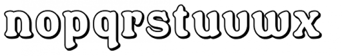 Dewhirst Display No4 Font LOWERCASE