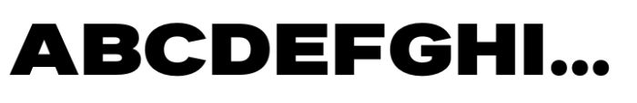 Dexa Pro Expanded Black Font UPPERCASE