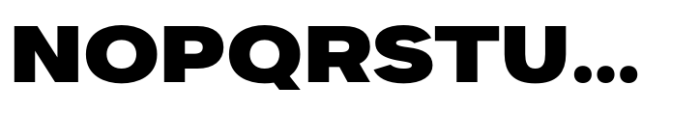 Dexa Pro Expanded Black Font UPPERCASE