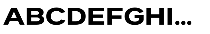 Dexa Pro Expanded Bold Font UPPERCASE