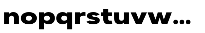 Dexa Pro Expanded Extra Bold Font LOWERCASE