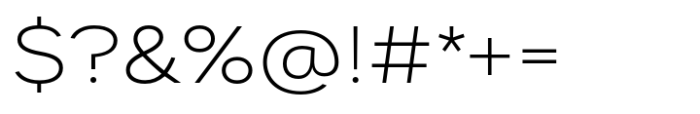 Dexa Pro Expanded Extra Light Font OTHER CHARS