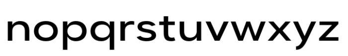 Dexa Pro Expanded Medium Font LOWERCASE