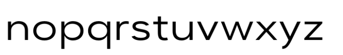 Dexa Pro Expanded Regular Font LOWERCASE