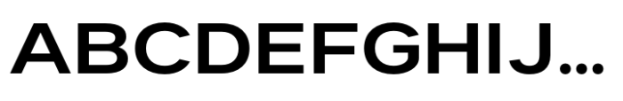 Dexa Pro Expanded Semi Bold Font UPPERCASE