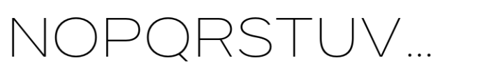 Dexa Pro Expanded Thin Font UPPERCASE